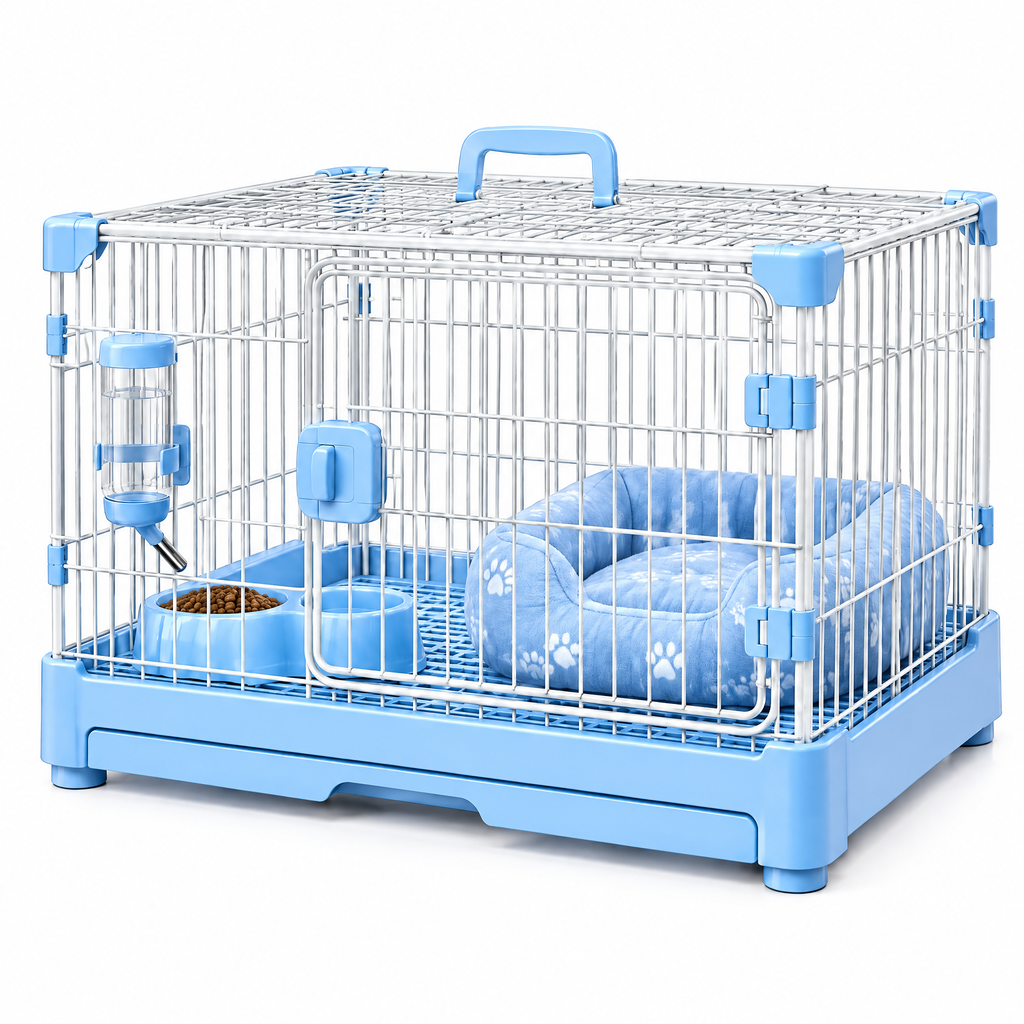 Pink Wire Pet Cage