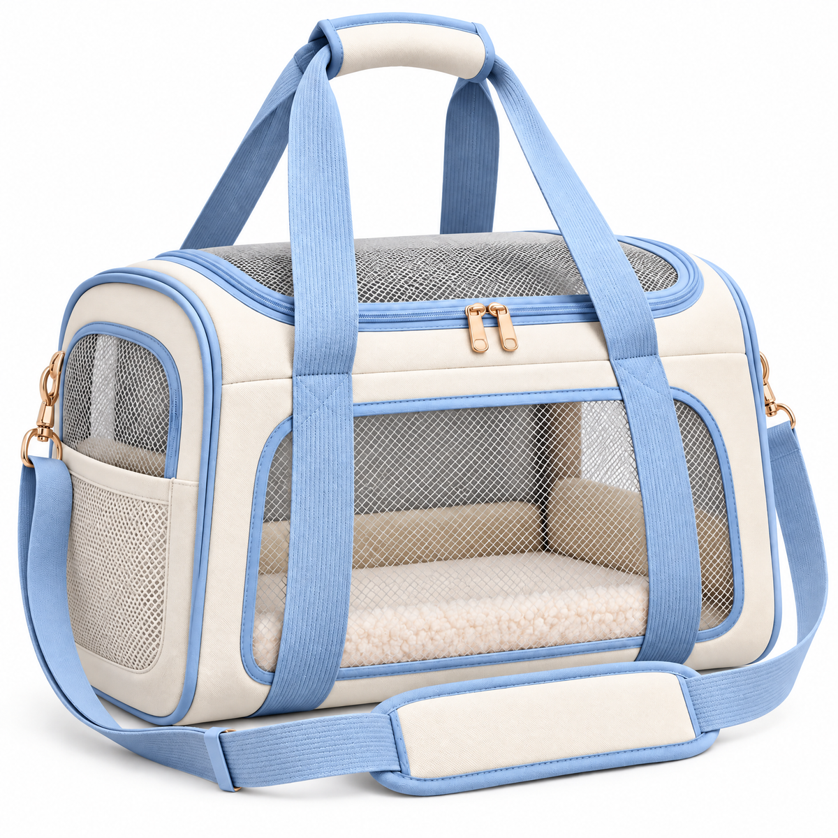 Blush Pink Pet Carrier Bag
