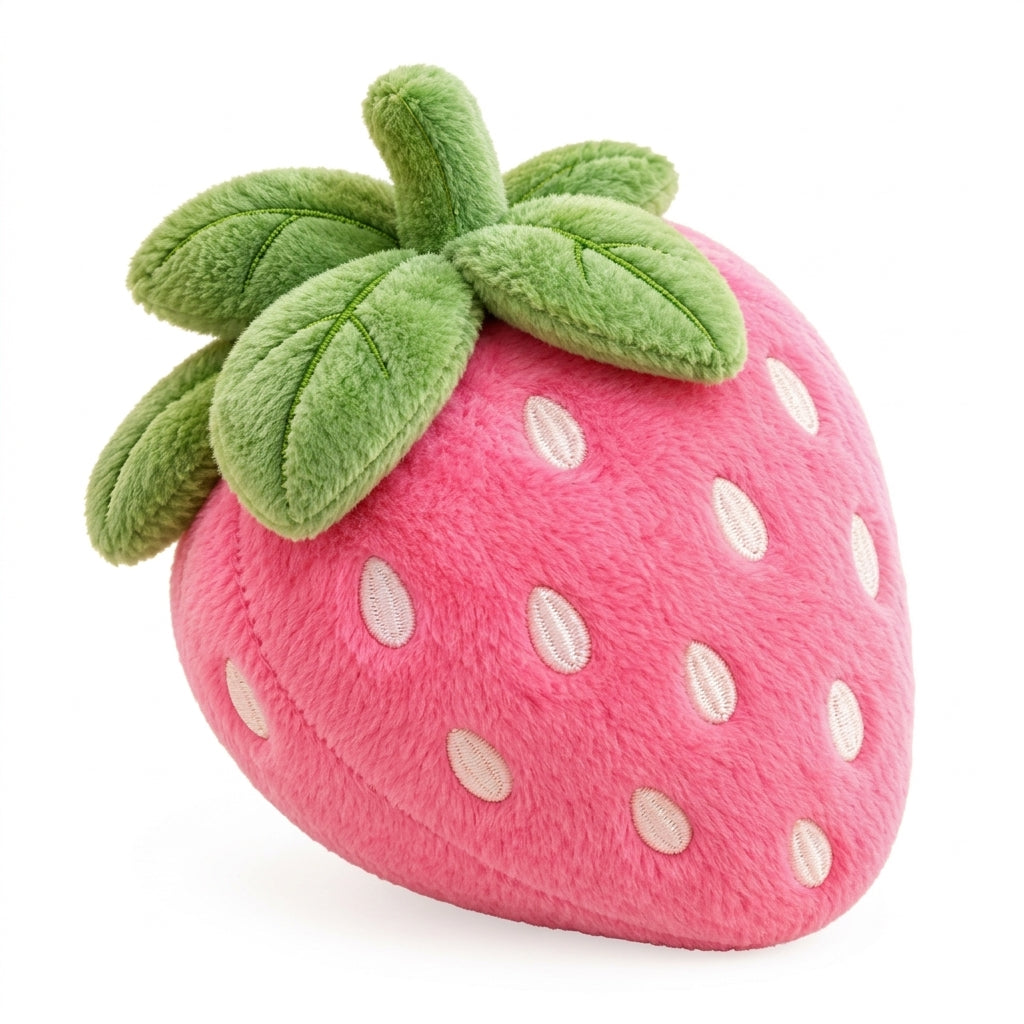 Strawberry Plush Pet Toy