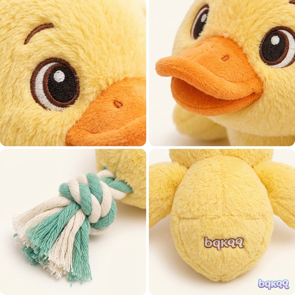 Yellow Duck Plush Pet Toy
